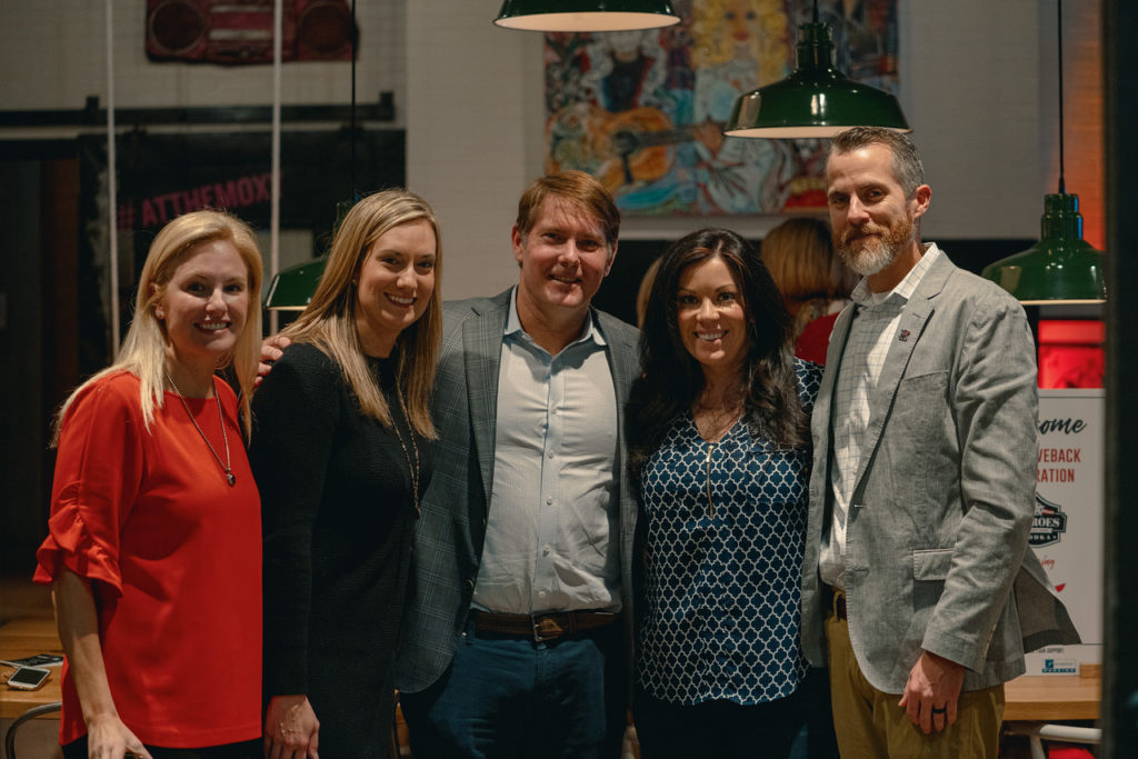 heroes vodka and team red white and blue 2019 giveback celebration at Moxy Hotel in downtown Nashville